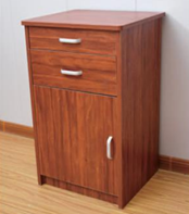 Wooden bedside cabinet
